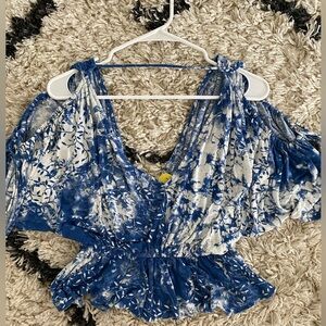 Free People Short Sleeve Top Size XS